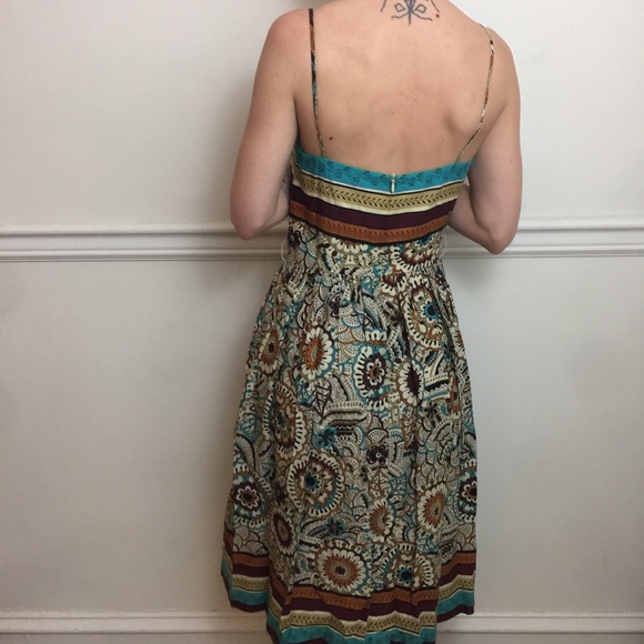 David Meister Printed Mid Length Tea Length Dress - Picture 2 of 8